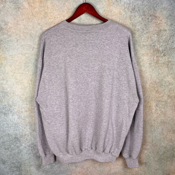 VTG Russell Athletic Crewneck Sweatshirt Mens Sz XL Gray Blank 90s Pullover - Picture 3 of 8